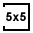 Rates for 5 x5 storage space